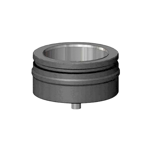 Заглушка с отводом конденсата, Permeter Ultra, 25 мм, D150, серый, Schiedel